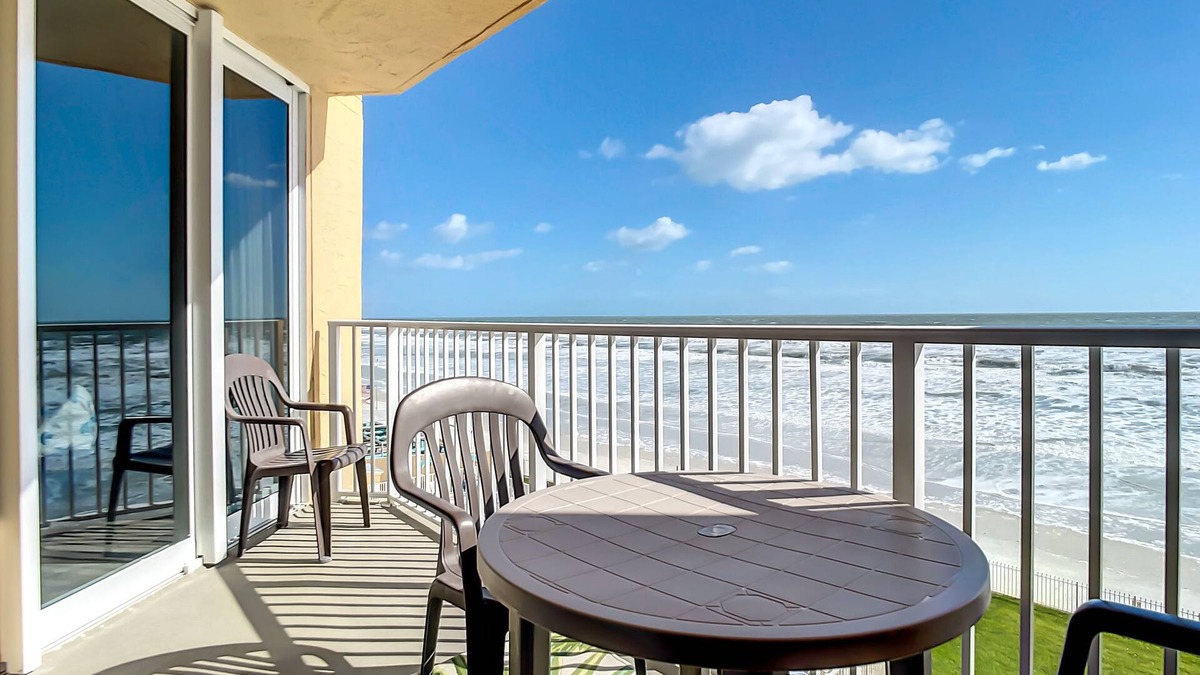 Horton Shores Condo | Oceanfront Condo - Pool, Beach & Steps from Flagler Ave