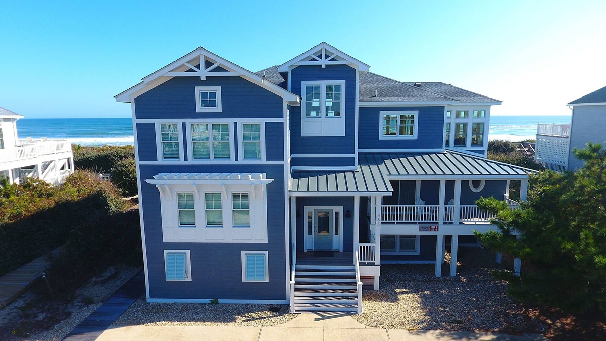 Pine Island House | OCEANFRONT Corolla-11 BDRMs-8 Mstrs-Pool,Theater,Elevator, BEAUTIFUL!