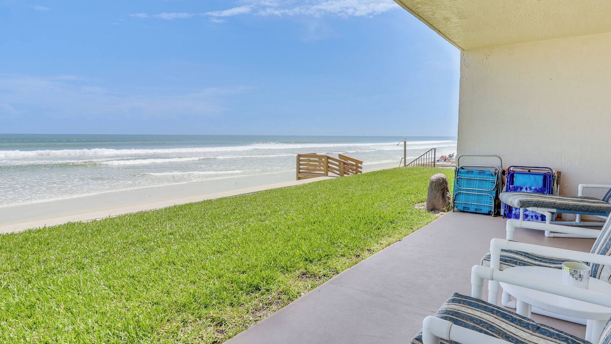 New Smyrna Beach Condo | Oceanfront Escape @ Hacienda del Sol II