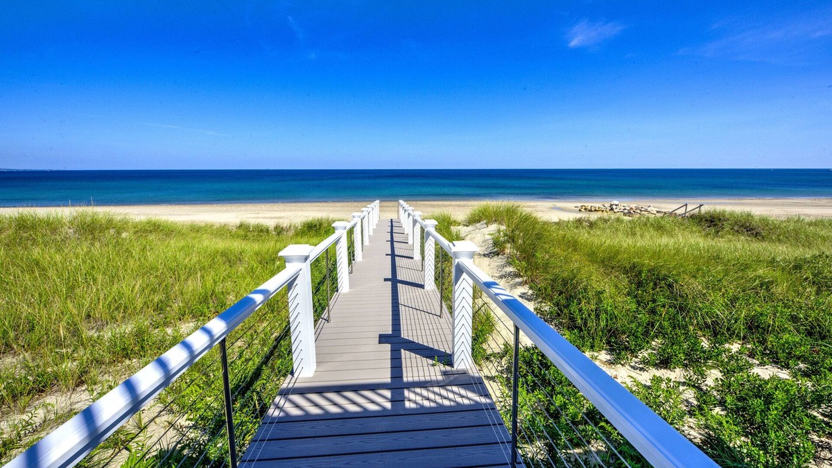 East Sandwich House | OCEANFRONT! Fabulous new construction with Central AC at East Sandwich Beach