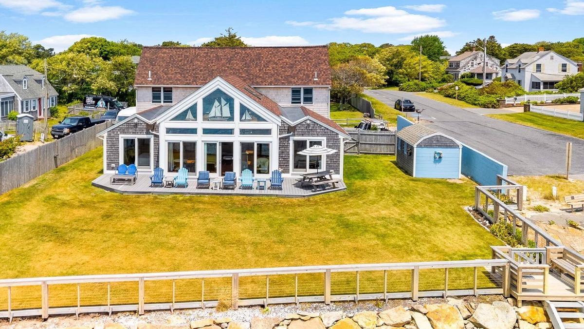 Dennis Port House | Oceanfront five bedroom home with access to shared/private beach