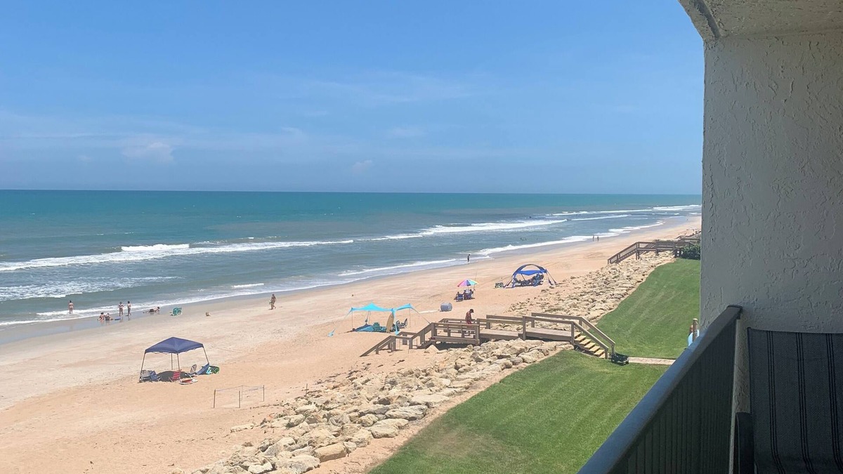 Bethune Beach Condo | Oceanfront fully-updated Chadham by the Sea 3/2 condo on No Drive Beach n