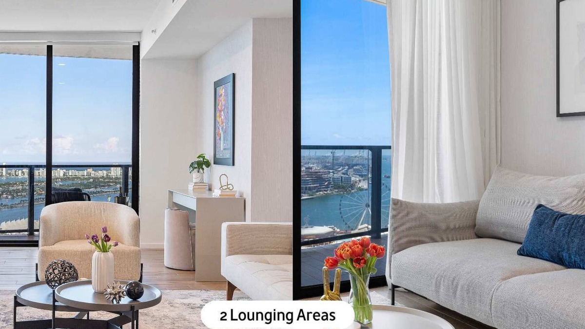 Downtown Miami Apartment | Oceanfront Group Stay: 4BR in Downtown Miami