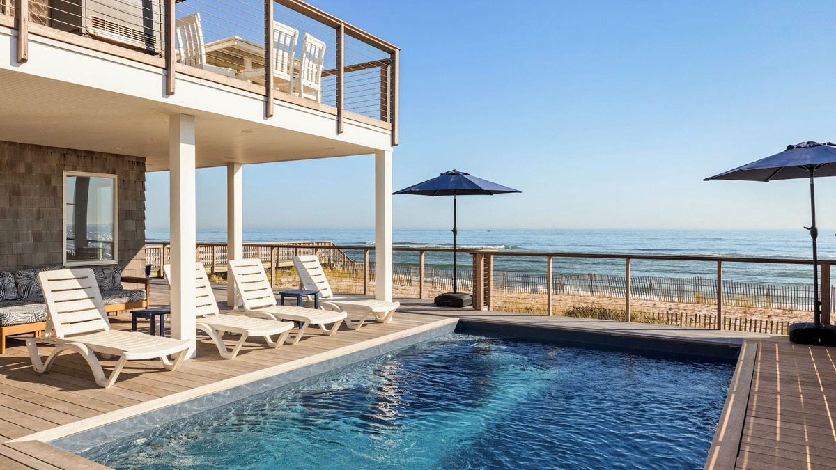 Ocean Bay Park House | Oceanfront Home in Ocean Bay Park with POOL