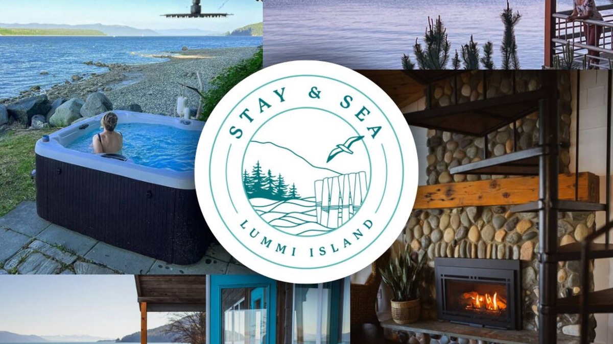 Lummi Island House | Oceanfront Home- Just Steps from Private Beach