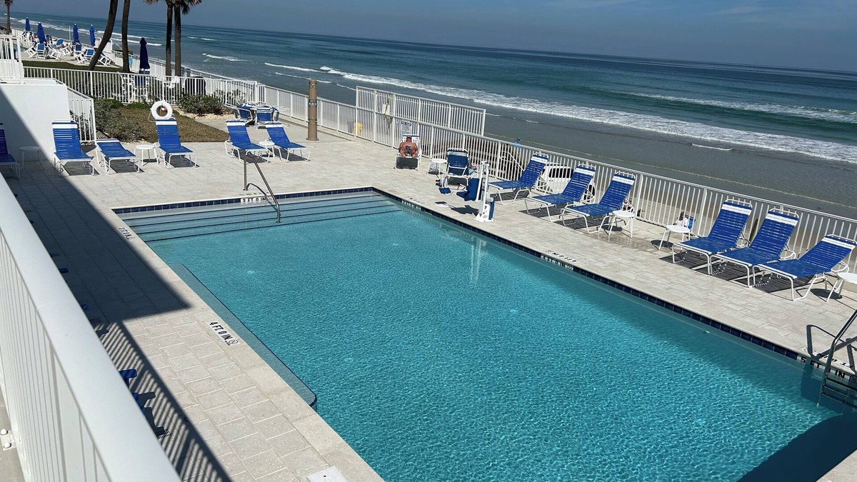 Curran Shores North Condo | Oceanfront, 103, great locate grd floor, private garage, pets maybe, pool new