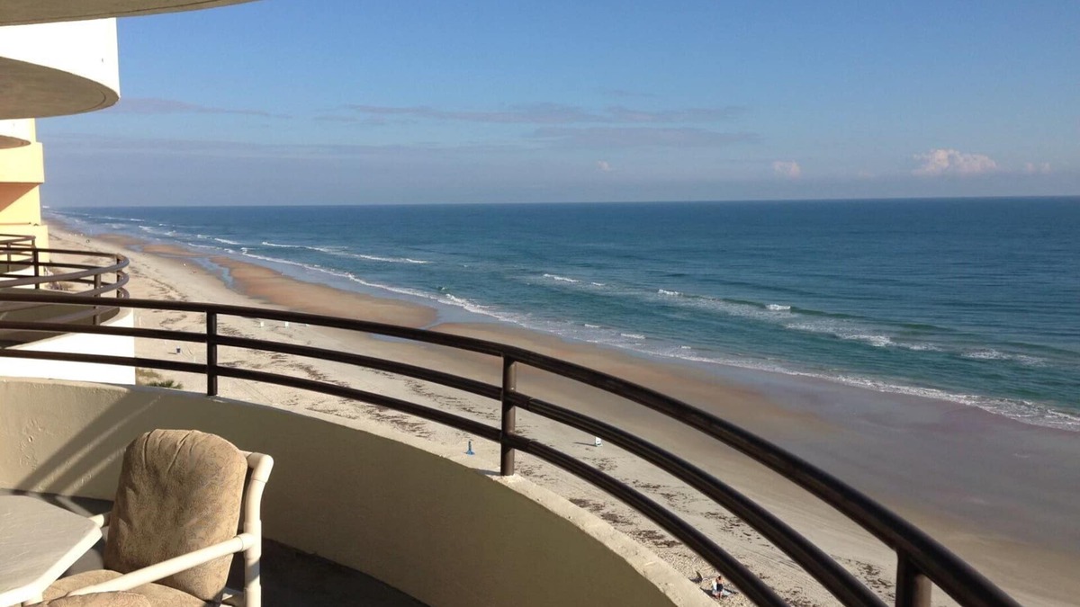 Daytona Beach Shores Condo | Oceanfront peaceful Sand Dollar 803