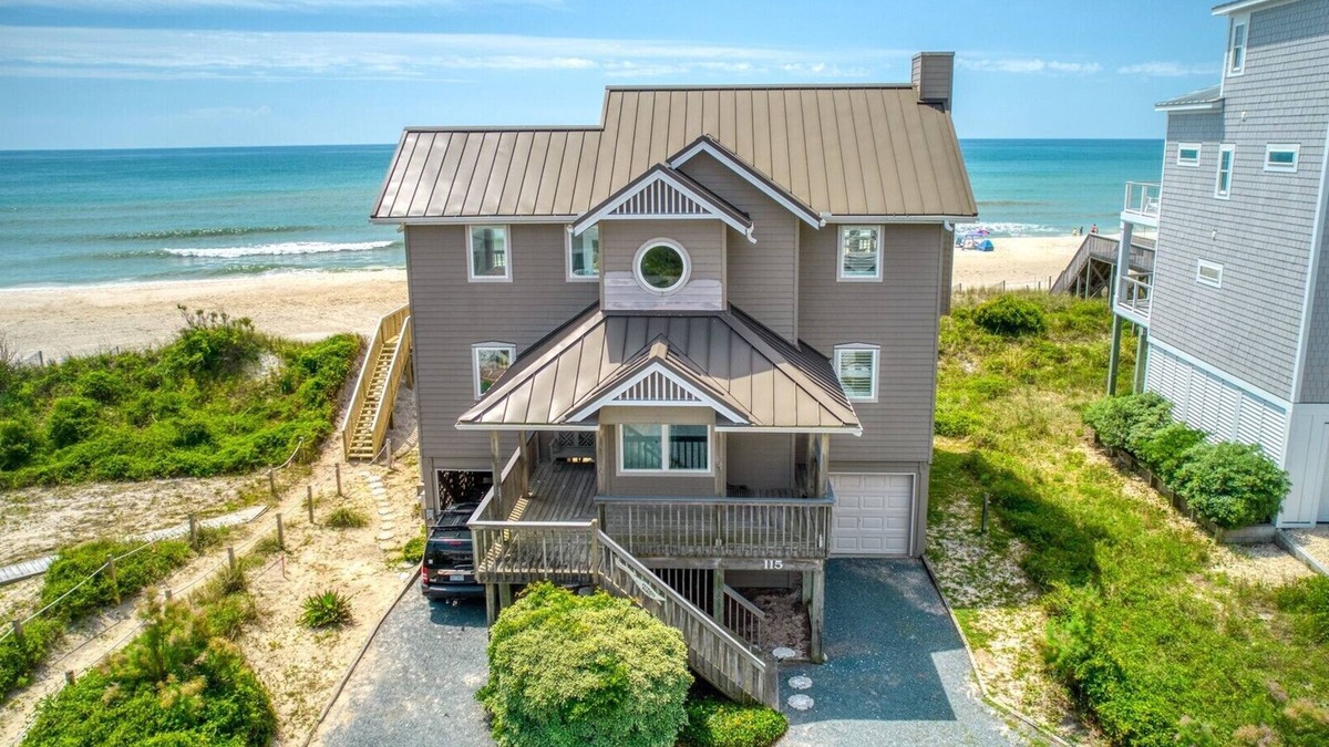 Village of Stump Sound House | Oceanfront - Pool - Luxury North Topsail Beach House