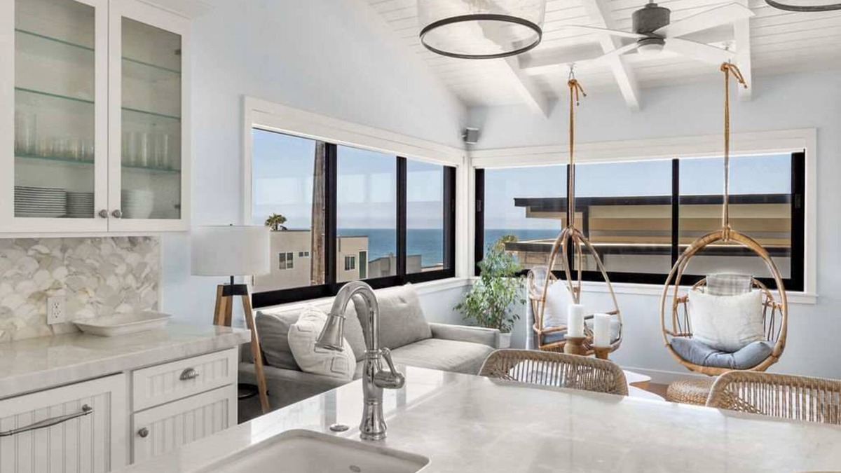 El Porto Apartment | Oceanview 2,200 SF Home | Steps to Beach | Gym