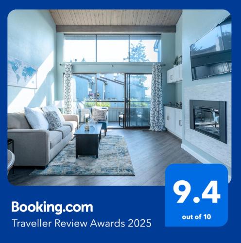 Birch Bay Apartment | Oceanview Escape at Birch Bay with indoor Pool & Hot Tub