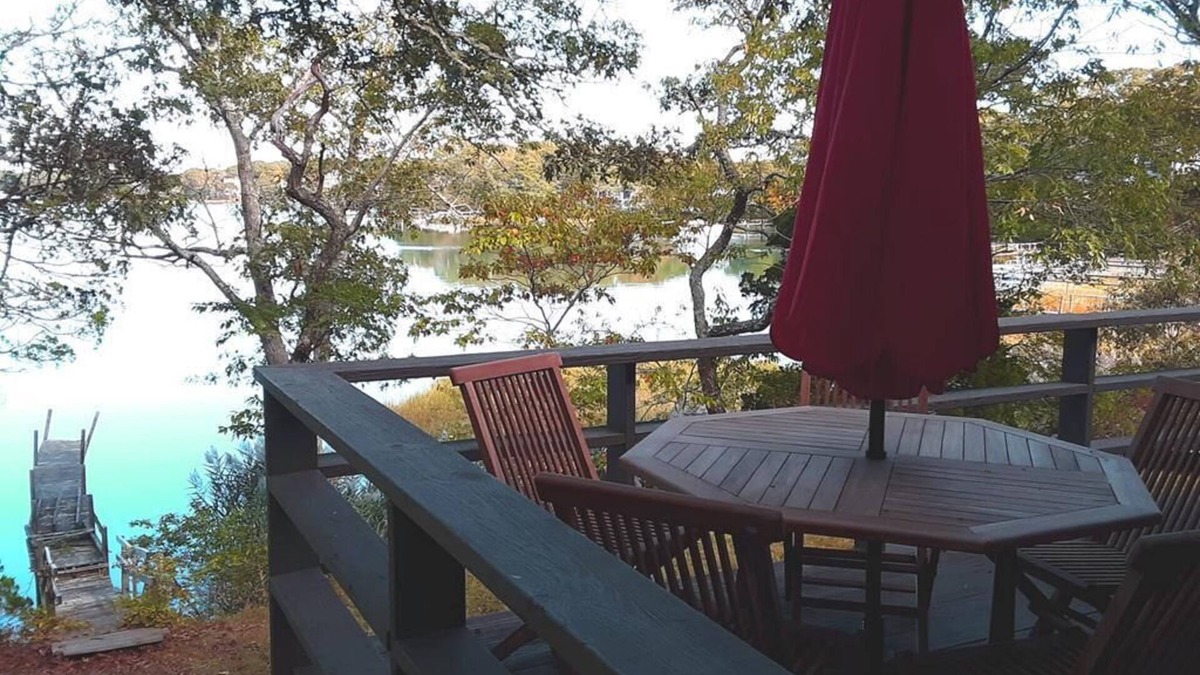 Summersea House | Ockway Bay Waterfront with Dockin New Seabury