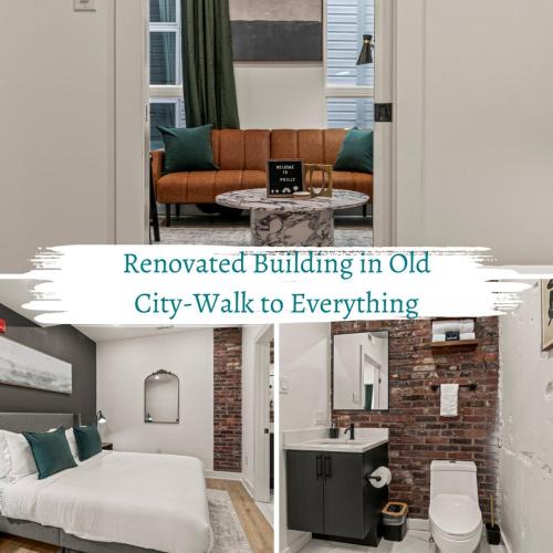 Old City Apartment | Old City-New Building Charm-Walk to Everything!