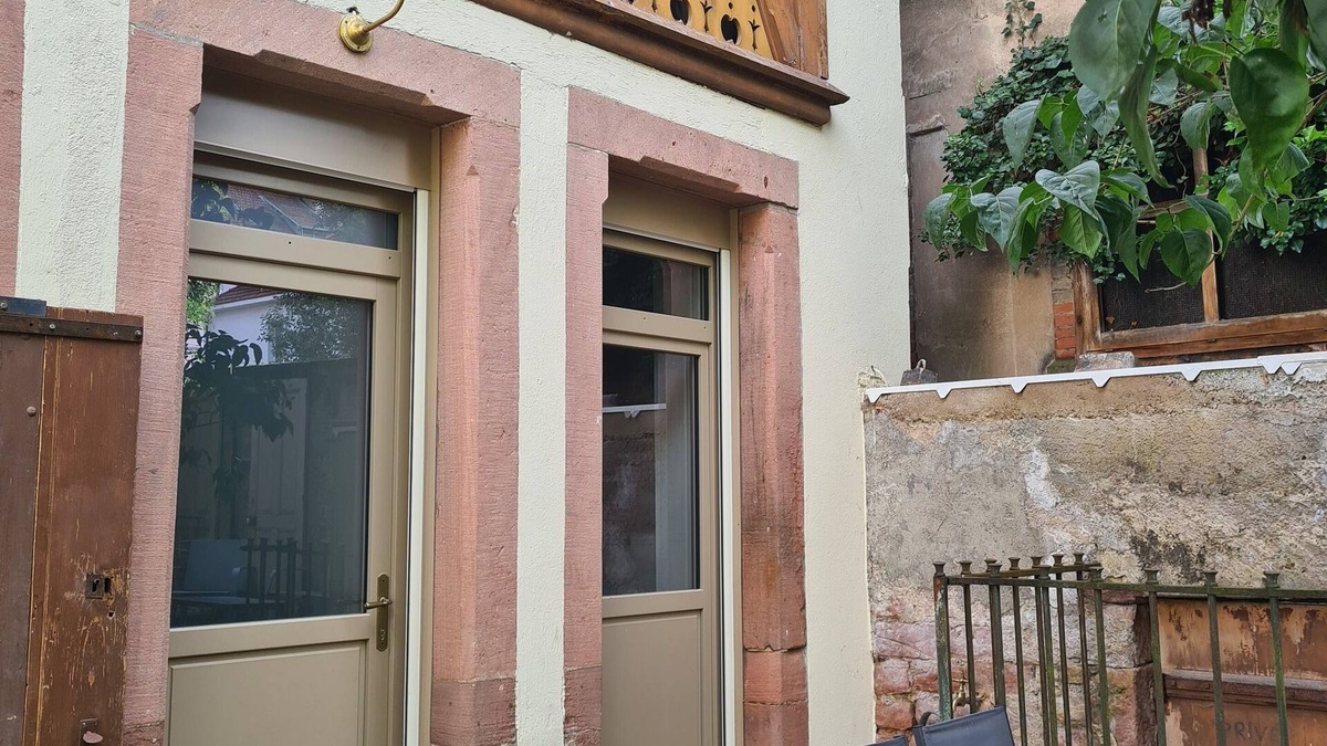 Saint-Die House | Old dryer from1870 with half-timbering, moucharabiehs, stoneware, animals ok