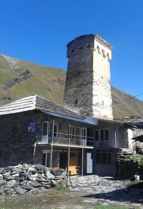 Ushguli House | Old Tower Guesthouse - kafe ushguli