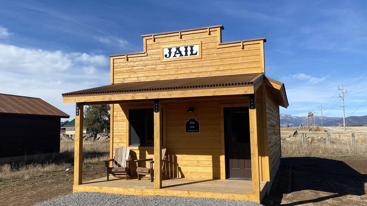 Island Park Cabin | Old West Escapes, Jail