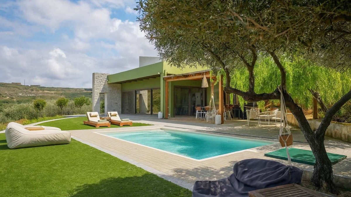 Anopolis Villa | Oliva Emerald Eco - Secluded Off-Grid Vineyard Villa