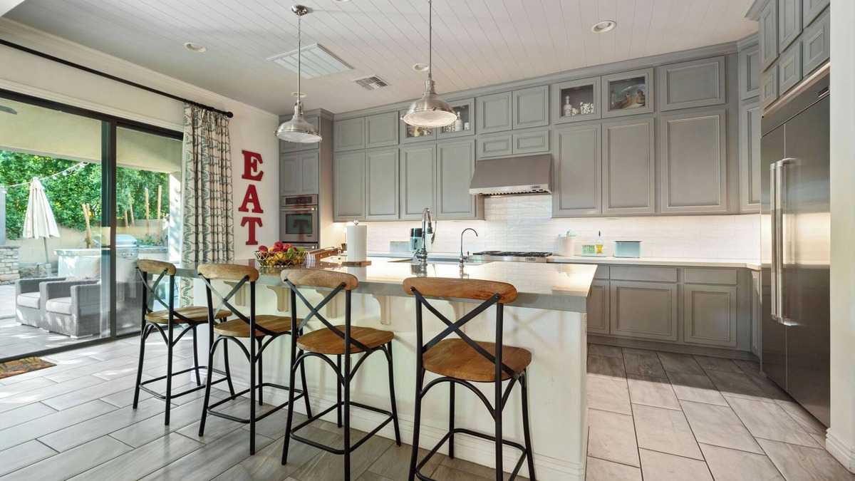 Chandler House | Olive Treeside, a luxury oasis with a pool, pizza oven, grill, fireplace