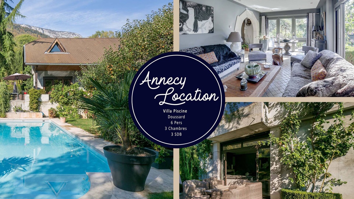 Lathuile Villa | Ombrière: beautiful villa with a swimming-pool