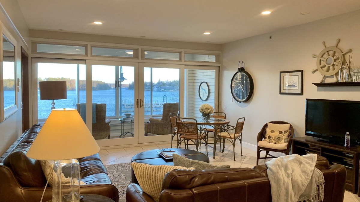 Charlevoix Condo | On Round Lk in the Heart of Charlevoix w Garage. Walking Distance to Everything.