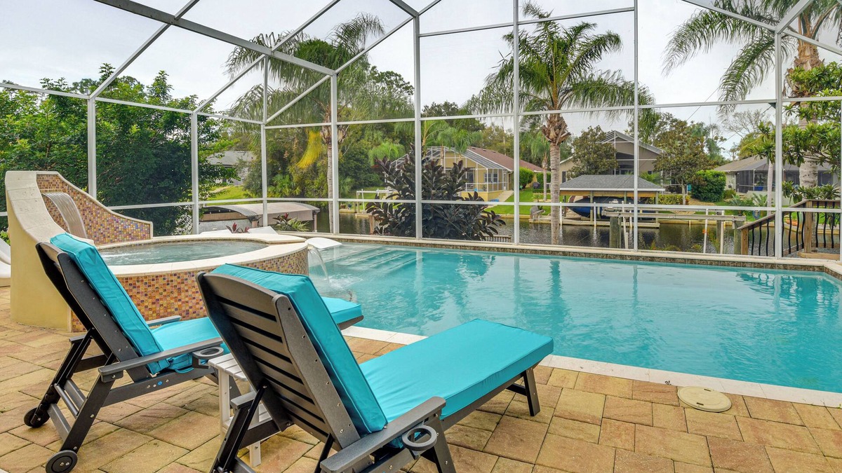 Palm Harbor House | On-Site Canal Access: Luxe Home in Palm Coast!