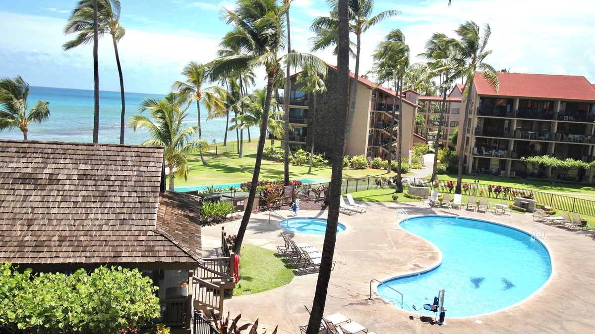 Honokowai Condo | On The Beach at Papakea Resort L105 with 2 Pools, Tennis/Pickle Ball