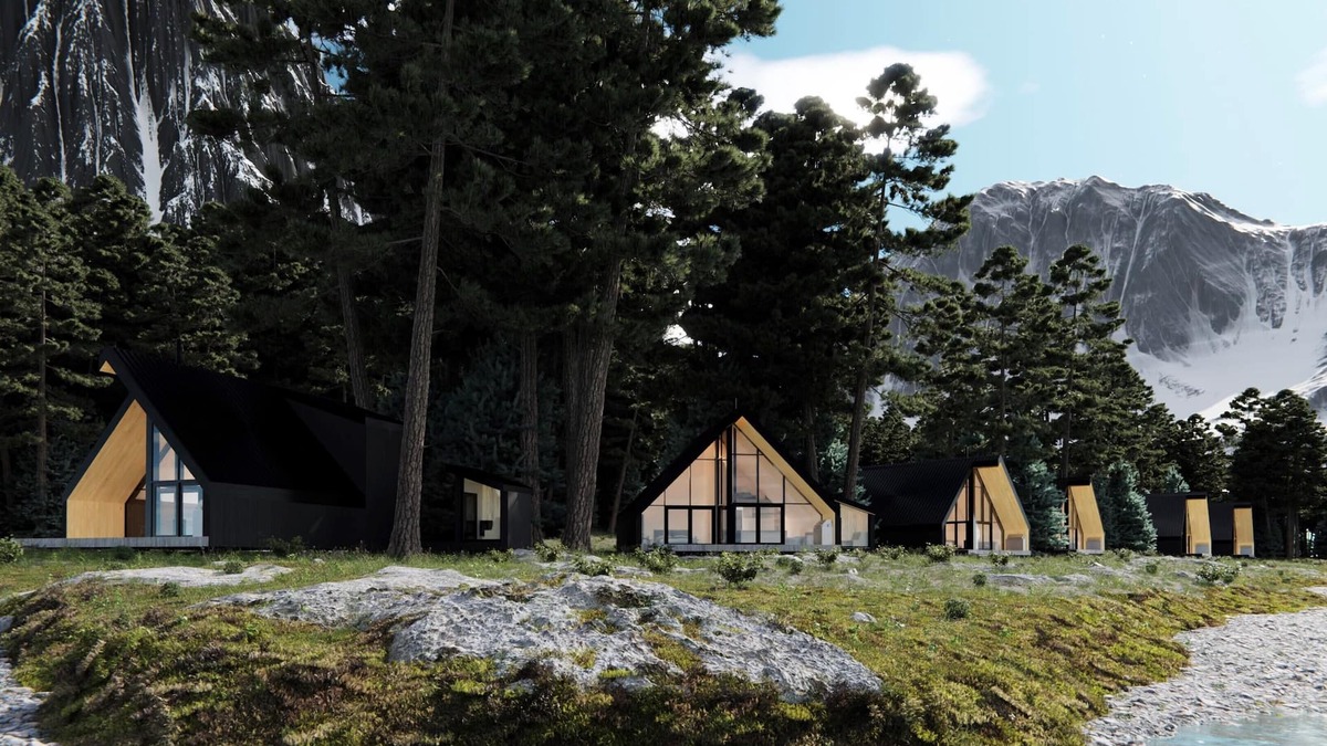 Columbia Valley Cabin | On the River | Modern A-frame w/Private Sauna, Golden BC (CABN A)