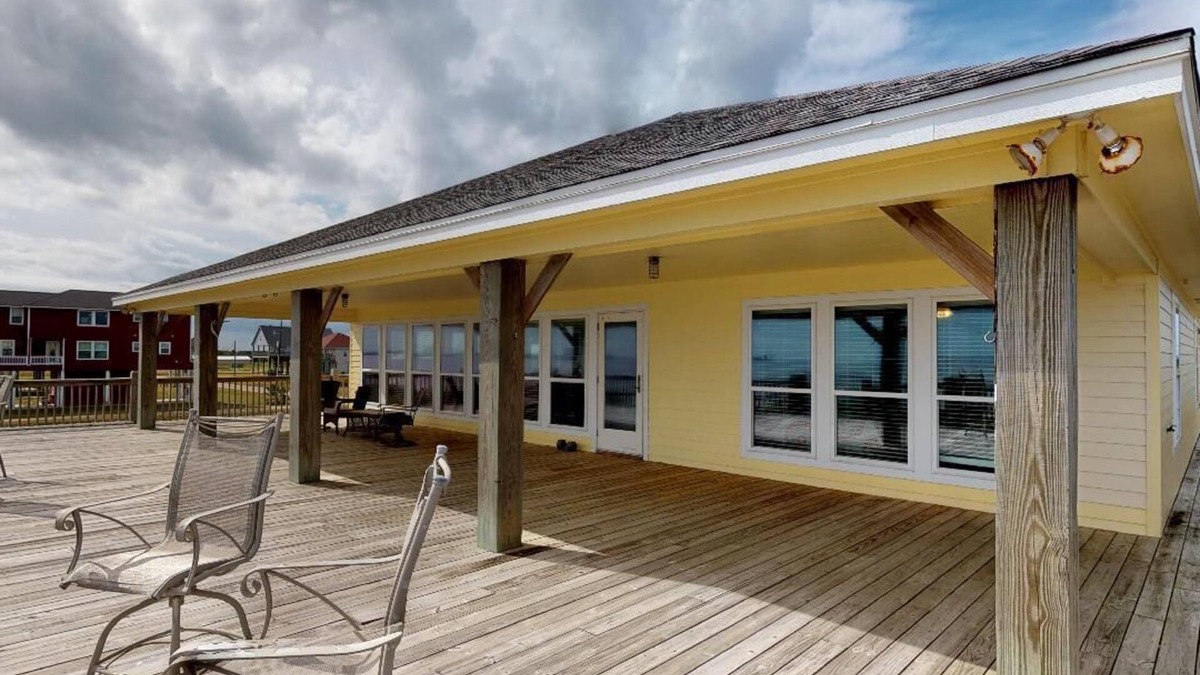Galveston House | On the Rocks: 3 BR, 2 BA House in Port Bolivar, Sleeps 10