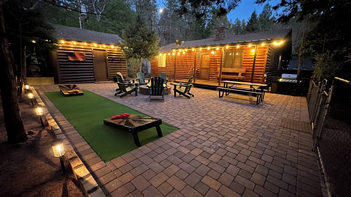 Christopher Creek Cabin | Once Upon a Creek: Newly Renovated Cozy Cabin In The Pines w/Patio Play Area