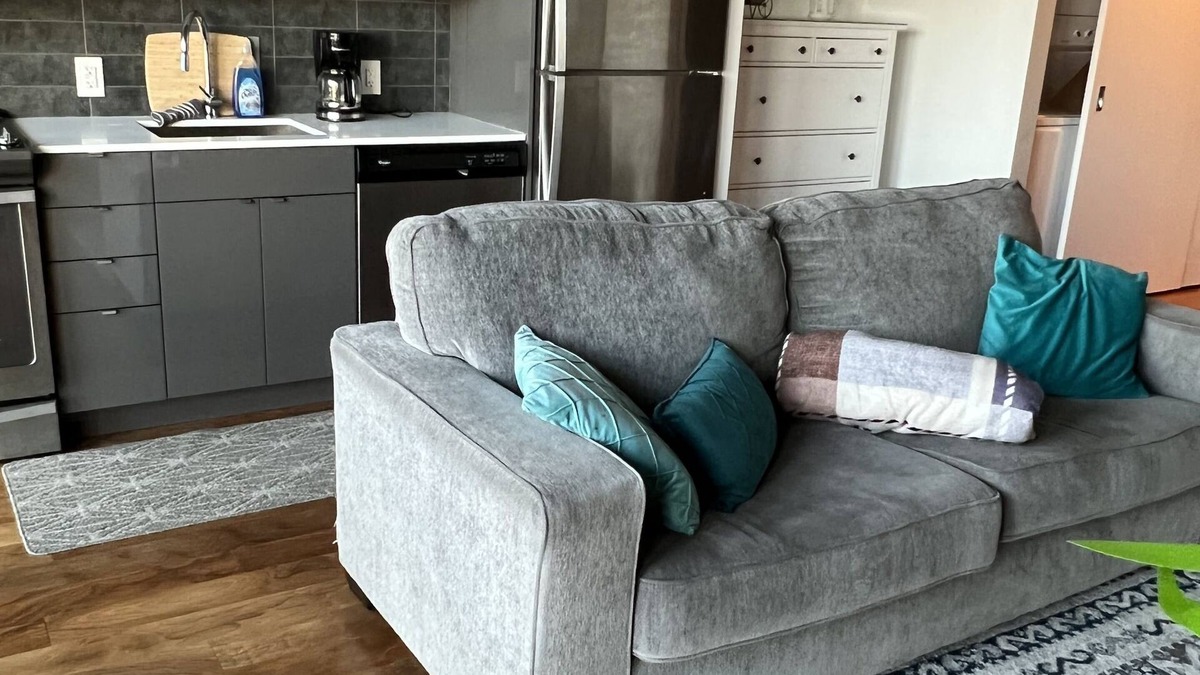 Downtown Winnipeg Apartment | One bed downtown laundry wifi across from the Jets arena
