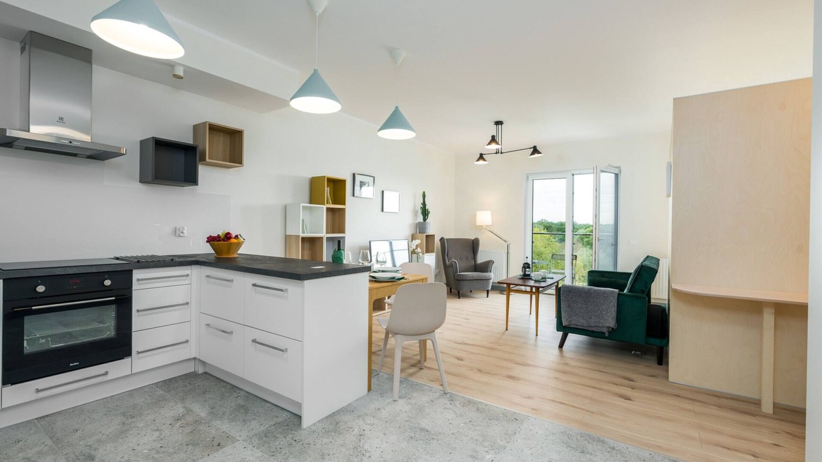 Nowe Miasto Apartment | One-Bedroom Apartment|Starołęcka 42c/35
