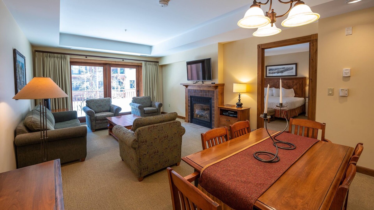 Crested Butte Condo | One Bedroom Condo with Large Balcony over Mountaineer Square - No Cleaning Fee! by RedAwning