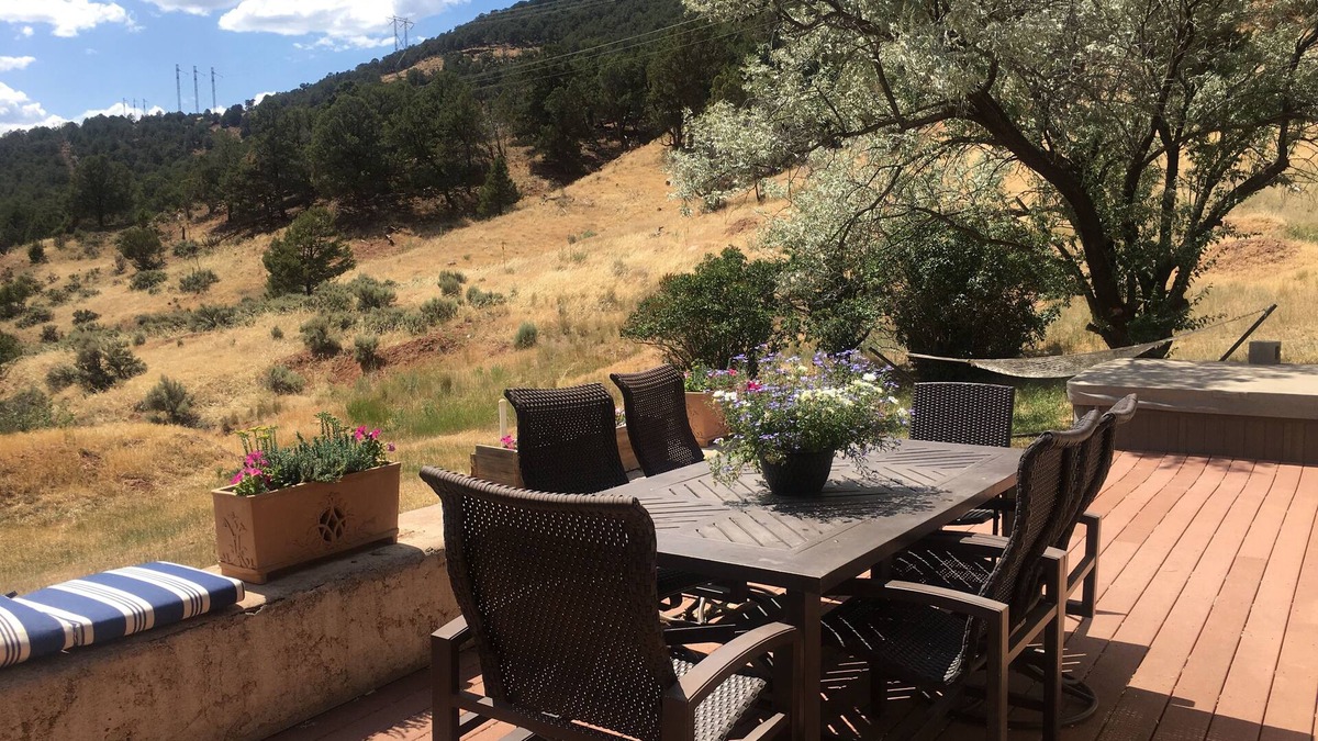 Basalt Cabin | One bedroom en suite with own bath with outstanding views of the mountains