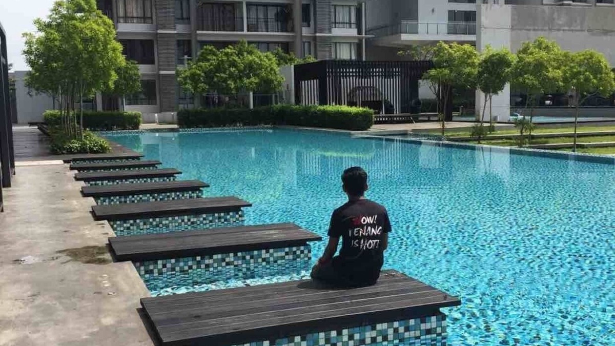 Kampung Bagan Dalam Apartment | One bedroom family Suite studio