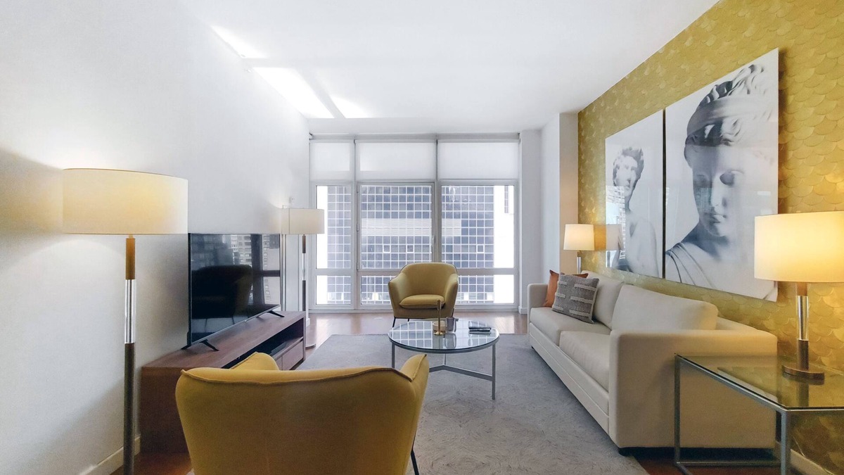 Central New York City Apartment | One Bedroom in Times Square with Private Balcony