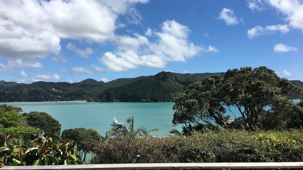Whangaroa Ski Chalet | One Bedroom Unit with bathroom and small living area with kitchenette.
