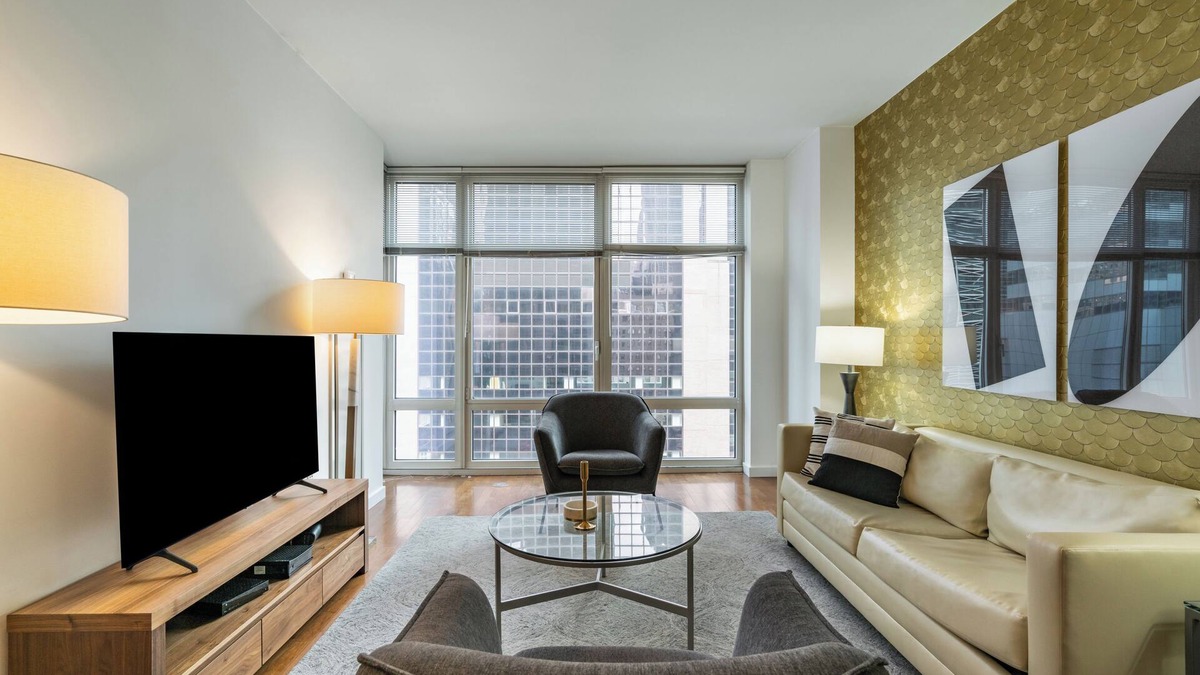 Theater District Apartment | One Bedroom with Private Balcony in Times Square