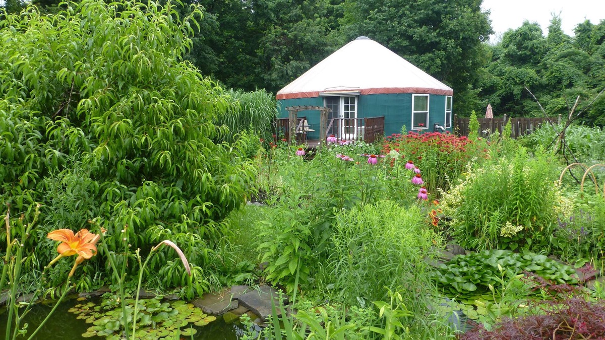 Newfield Cottage | One-Of-A-Kind Yurt Surrounded by Waterfalls