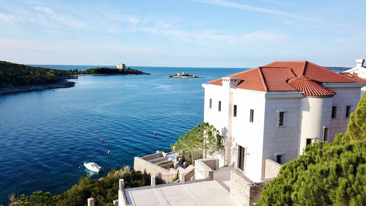 Lustica Villa | One of Montenegro’s premiere villas situated on a prime sea front location.