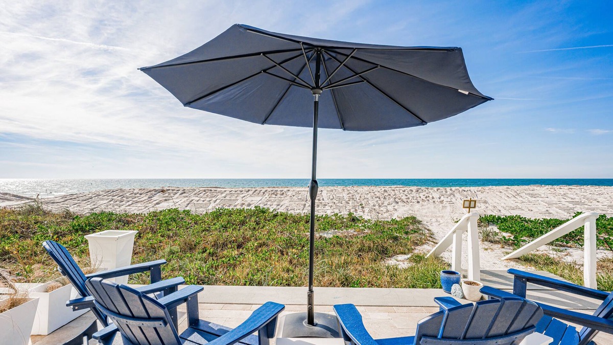 Indian Rocks Beach Condo | One step and you are on the BEACH! Watch AMAZING sunsets from 3 decks!