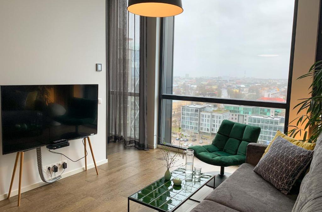 Tallinn Apartment | Orange Apartments Tower & Free Parking