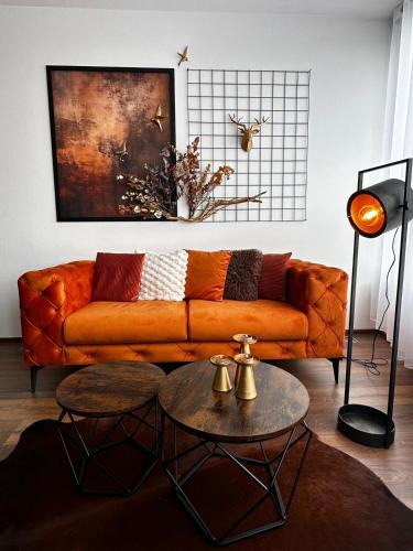 Ceske Budejovice Apartment | Orange byt s parkovacím místem v centru města
