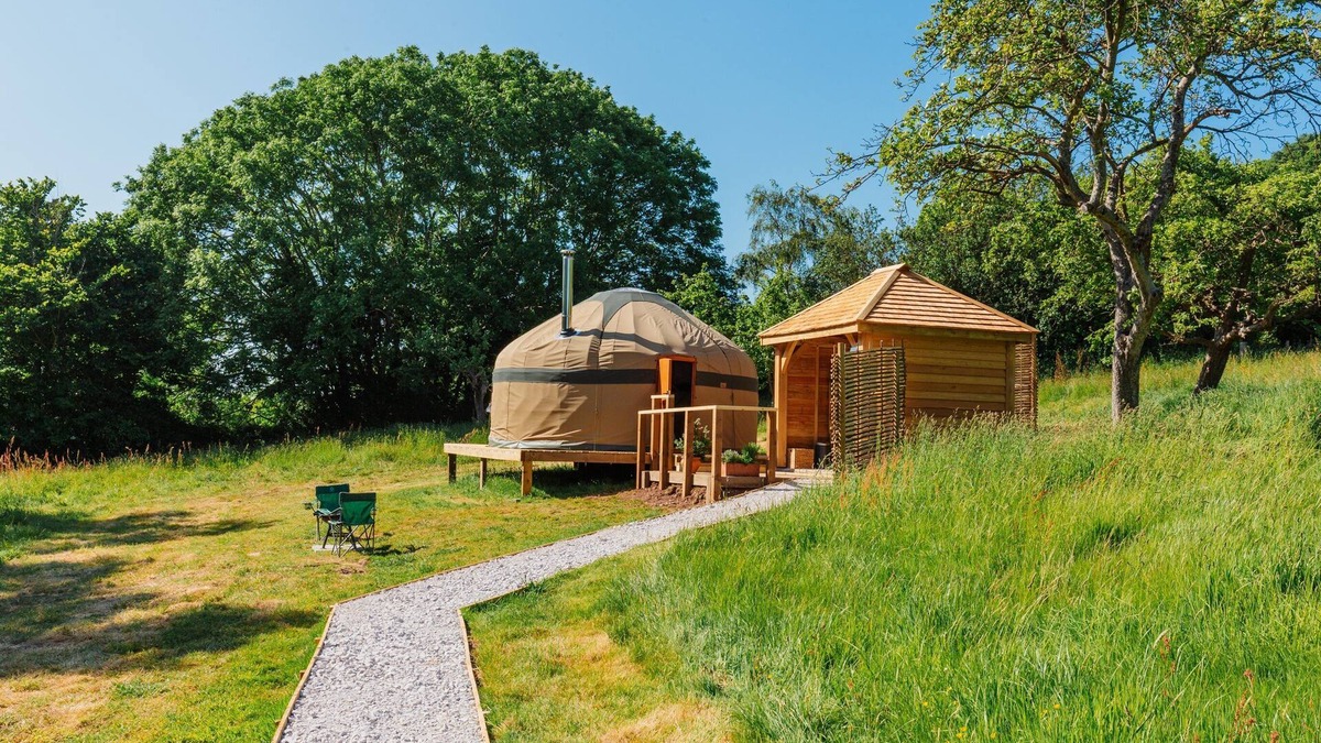 Allerford Apartment | Orchard Yurt, Allerford