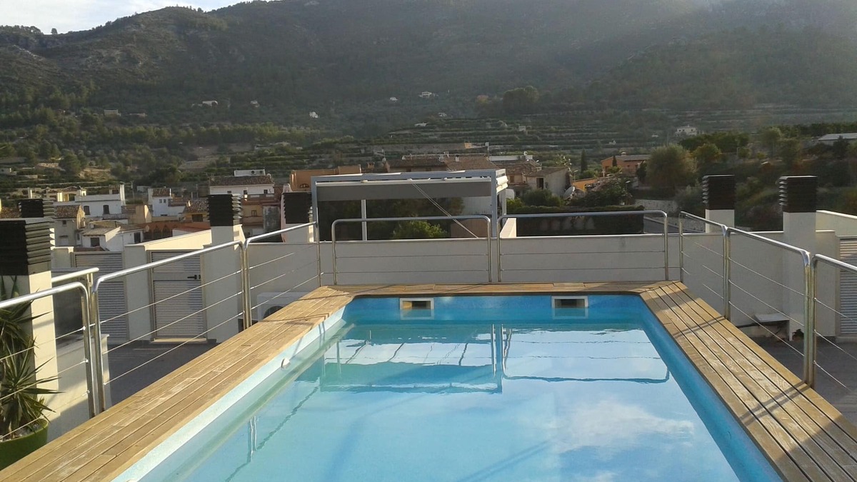 Adsubia Apartment | Orientation SOUTH WEST, 180 ° view on the mountain,