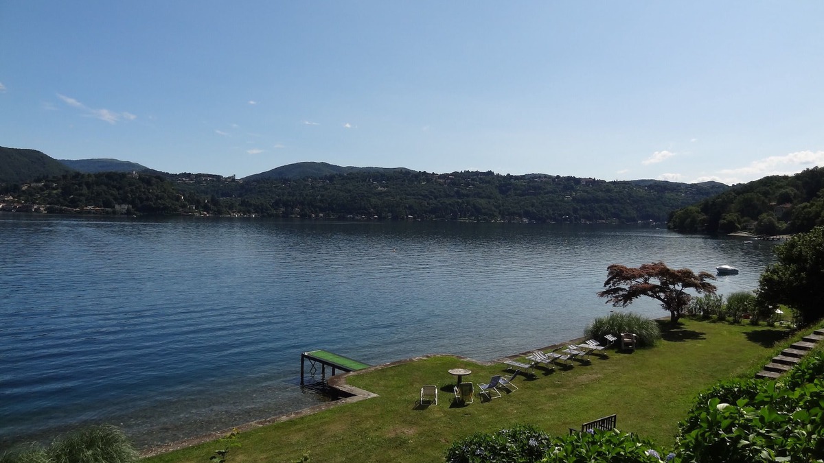 Lagna Villa | Orta lake Villa Ortensia - charming villa with private lakefront park