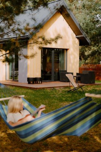gmina Bierzwnik House | Osada pod Gwiazdami & SPA - DELUXE blisko jezioro, ogrodzony, ognisko, taras, dodatkowa sypialnia
