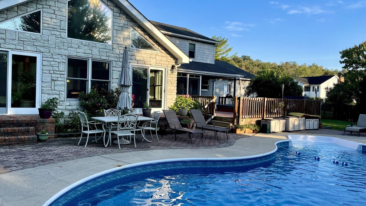 Chillicothe House | Our pool will open May 1st, 2025. 1st floor bedroom added.