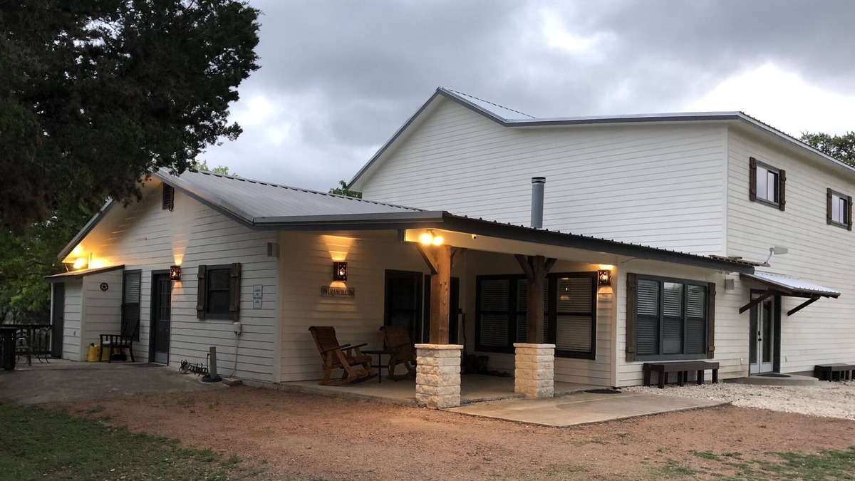 Leakey House | OUR PRIVATE RIVER IS OPEN TO FLOAT - FRIO RIVER Ranch House on gated 30 ACRES