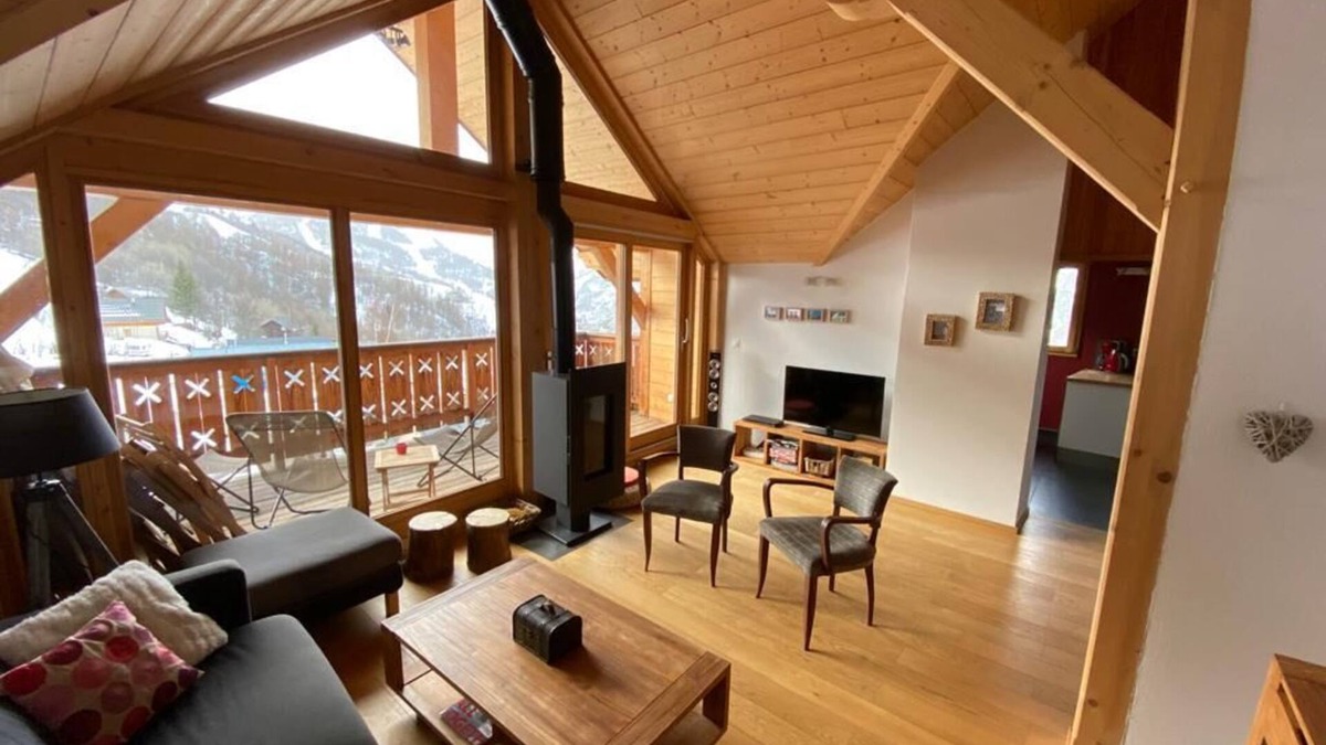 Valloire Apartment | Our selection: appt 8 people, warm, quiet, exceptional view!