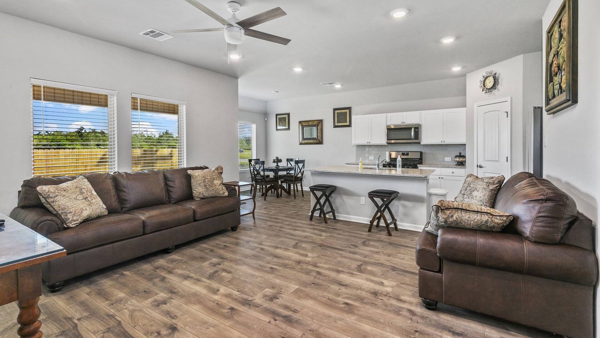 Lake Charles House | Our spacious & cozy home will provide you & your family/friends a relaxing stay.
