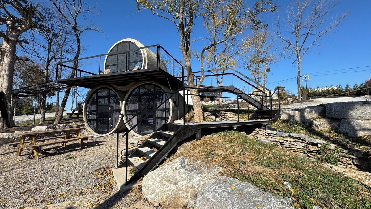 Lancaster Cabin | Our Tubes offer a camping experience for those that love the outdoors but also love a bed.